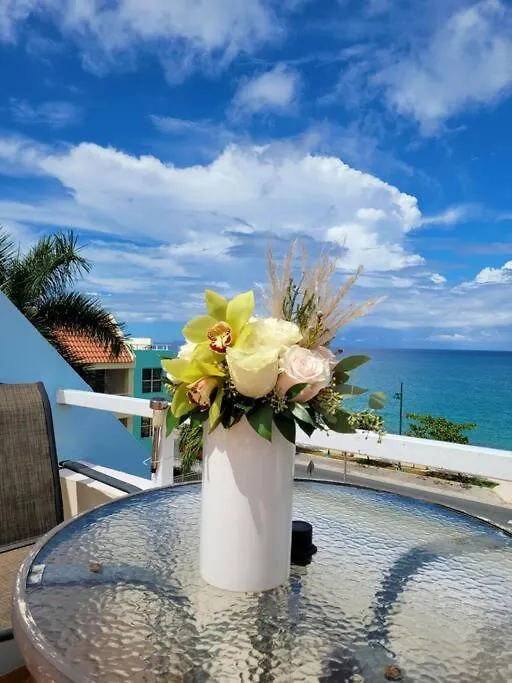 Summer All Year! Oceanfront With Pool A/C Aguadilla Apartament